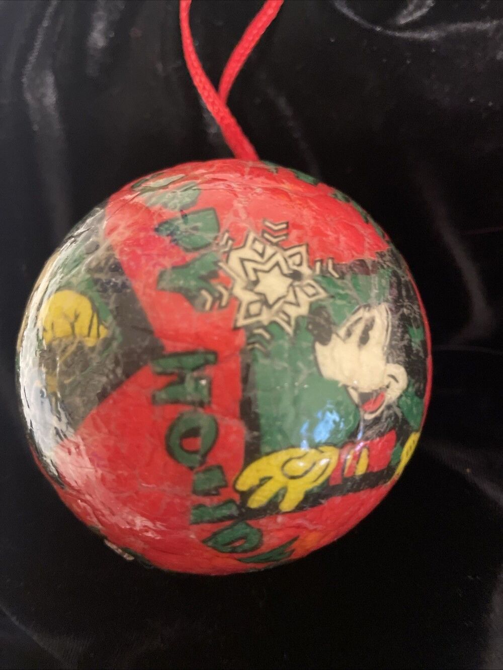 Mickey Holidays Paper Machete Ornament Disney Kurt Adler